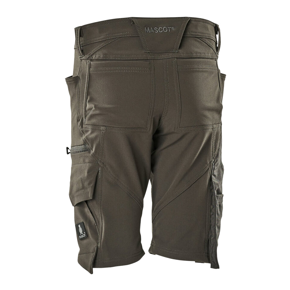 Dark Anthracite - Back - Mascot Mens Accelerate Work Shorts