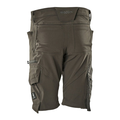 Dark Anthracite - Back - Mascot Mens Accelerate Work Shorts