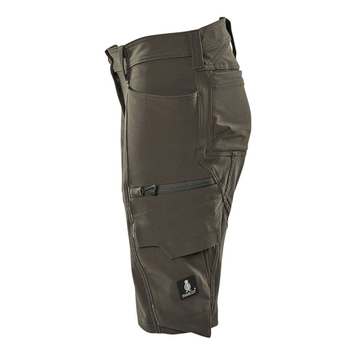 Dark Anthracite - Side - Mascot Mens Accelerate Work Shorts