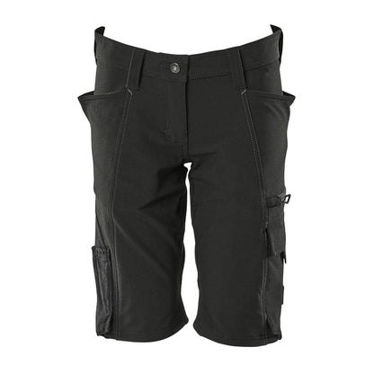 Black - Front - Mascot Mens Accelerate Work Shorts