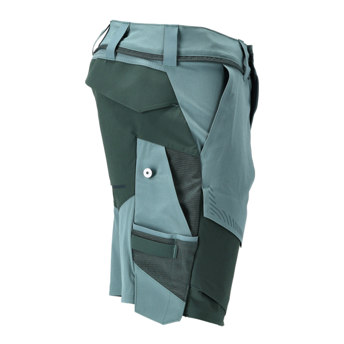 Light Forest Green-Forest Green - Lifestyle - Mascot Mens Customised Work Shorts