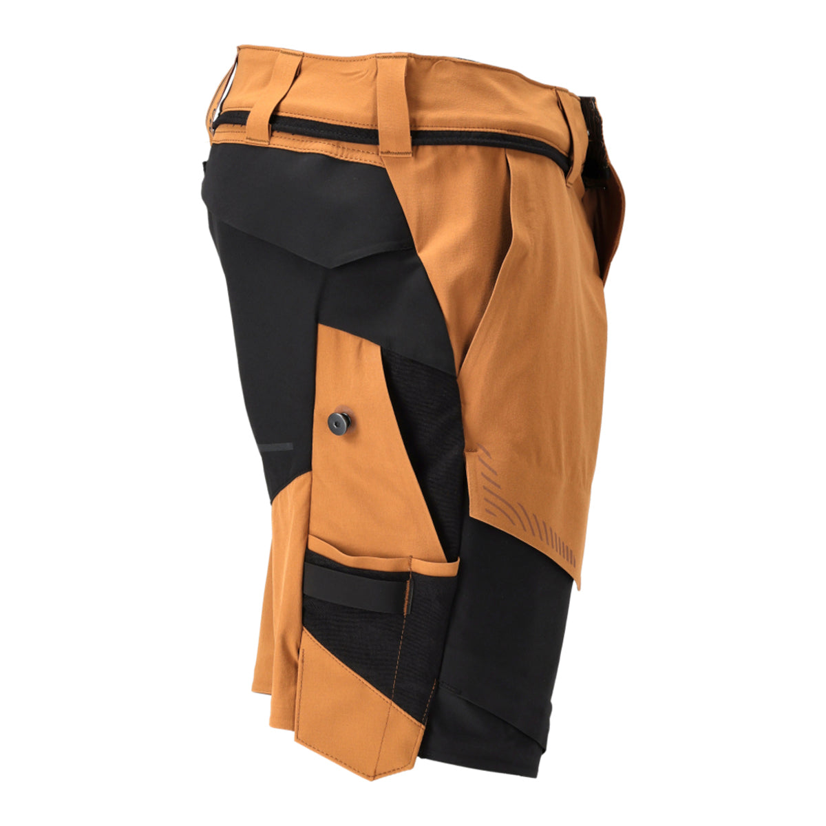 Nut Brown-Black - Lifestyle - Mascot Mens Customised Work Shorts
