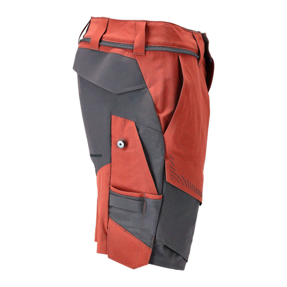 Autumn Red-Stone Grey - Lifestyle - Mascot Mens Customised Work Shorts