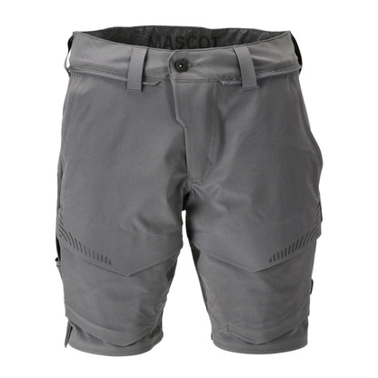 Stone Grey - Front - Mascot Mens Customised Work Shorts