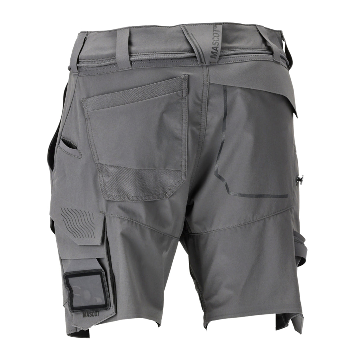 Stone Grey - Back - Mascot Mens Customised Work Shorts