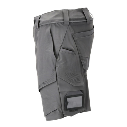 Stone Grey - Side - Mascot Mens Customised Work Shorts