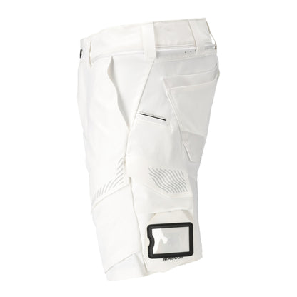 White - Side - Mascot Mens Customised Work Shorts
