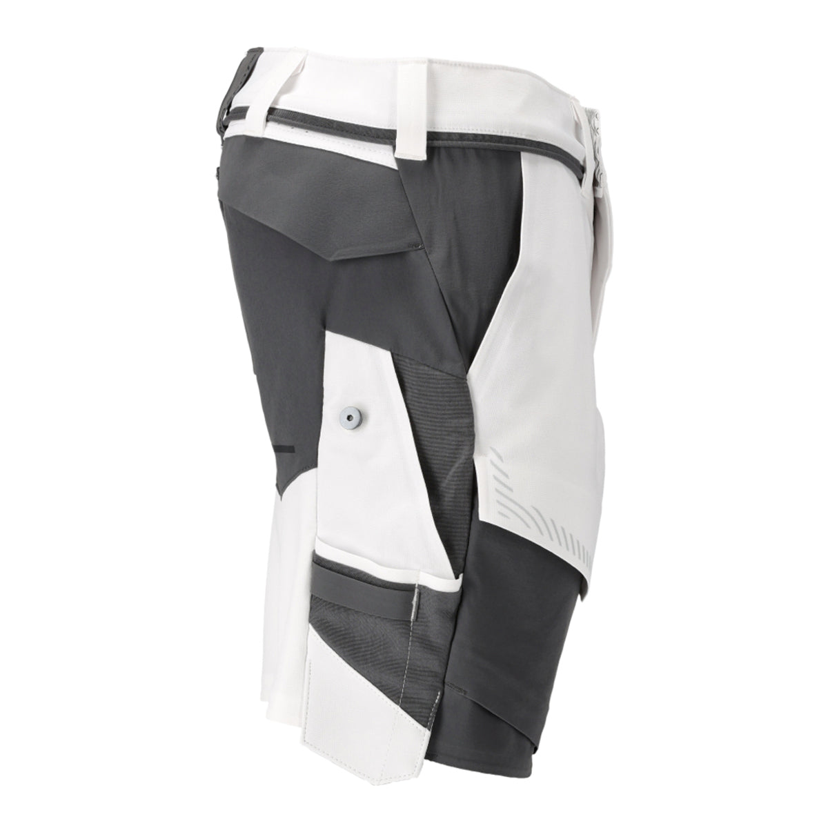 White-Stone Grey - Lifestyle - Mascot Mens Customised Work Shorts