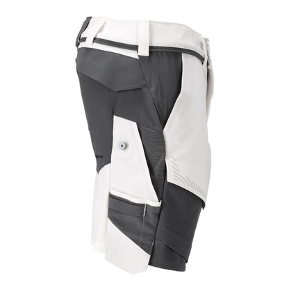 White-Stone Grey - Lifestyle - Mascot Mens Customised Work Shorts