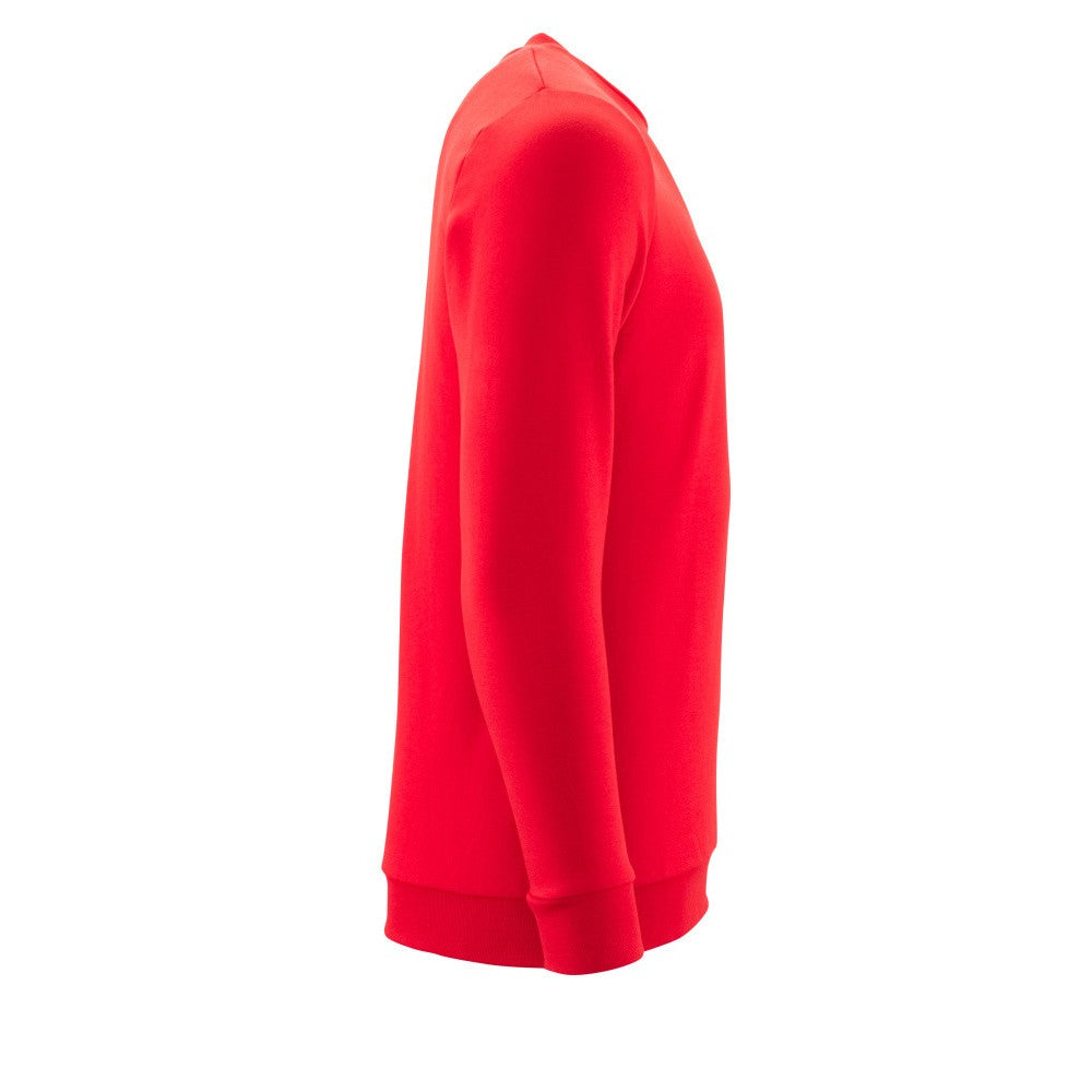 Traffic Red - Side - Mascot Mens Crossover Sweatshirt