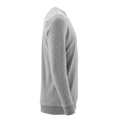 Grey Flecked - Side - Mascot Mens Crossover Sweatshirt