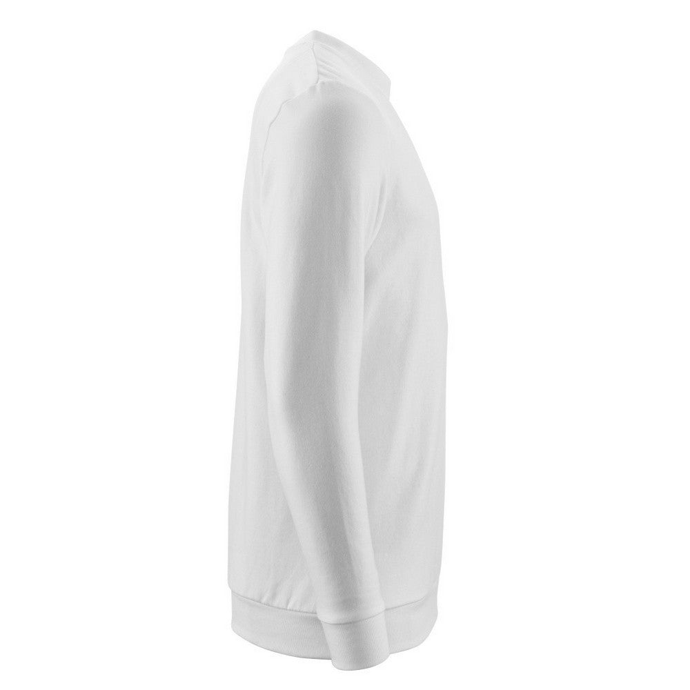 White - Side - Mascot Mens Crossover Sweatshirt