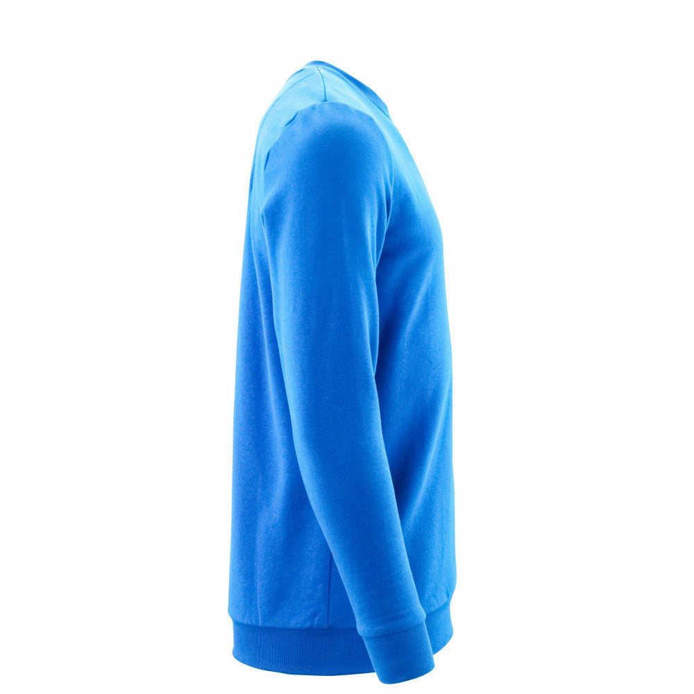 Azure Blue - Side - Mascot Mens Crossover Sweatshirt