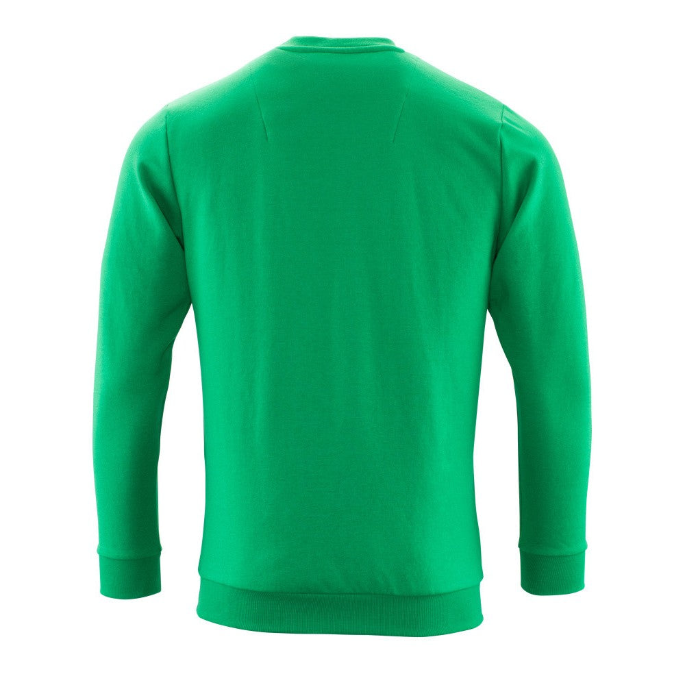 Grass Green - Back - Mascot Mens Crossover Sweatshirt