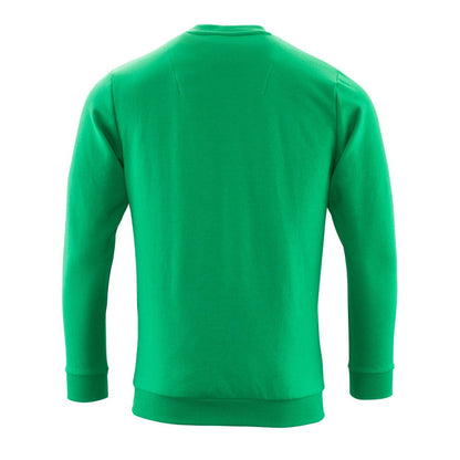Grass Green - Back - Mascot Mens Crossover Sweatshirt
