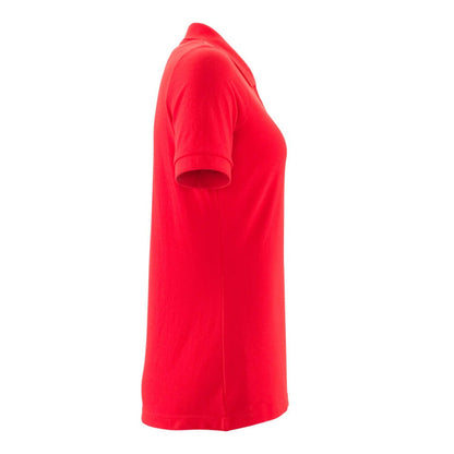 Traffic Red - Side - Mascot Womens-Ladies Crossover Polo Shirt