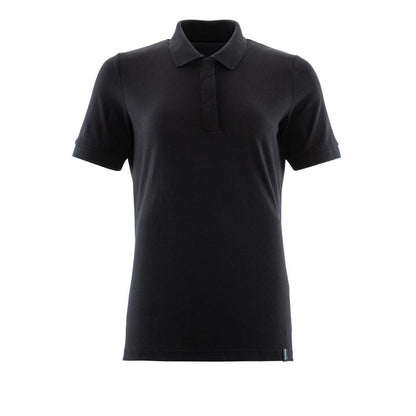 Deep Black - Front - Mascot Womens-Ladies Crossover Polo Shirt