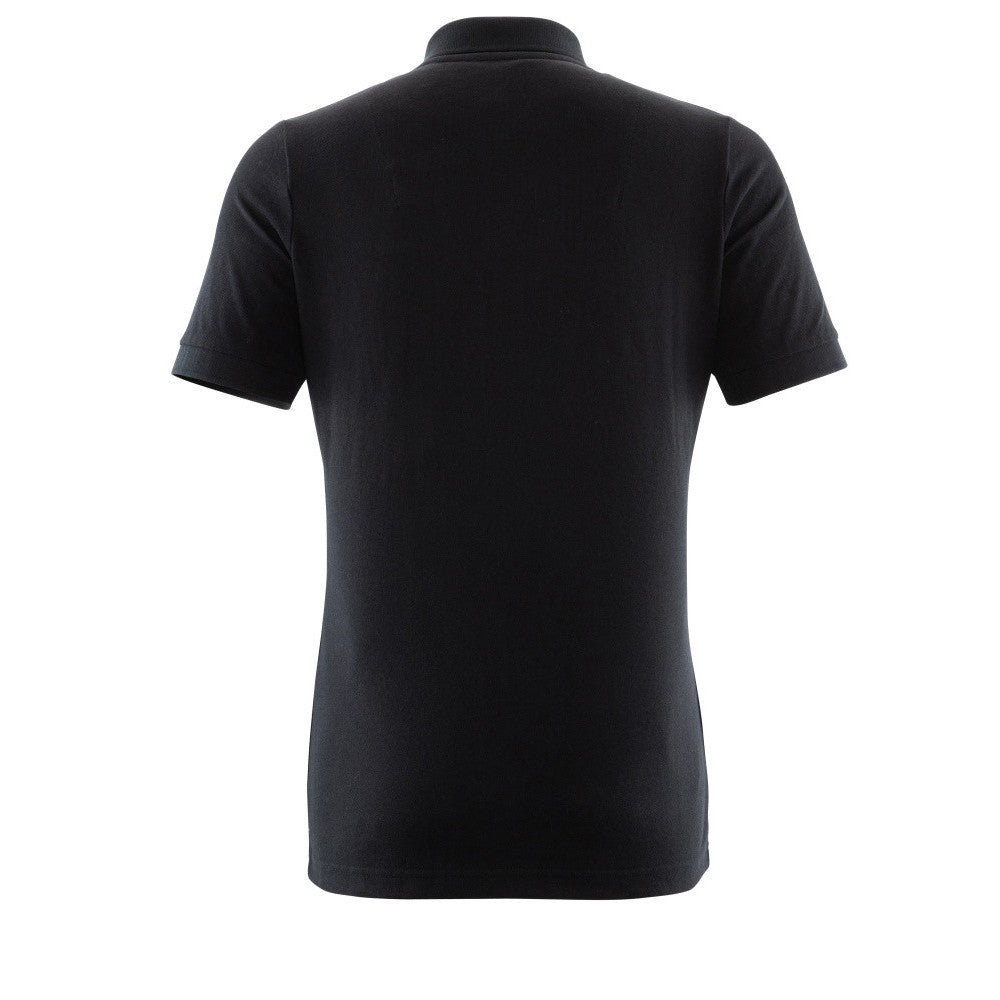 Deep Black - Back - Mascot Womens-Ladies Crossover Polo Shirt