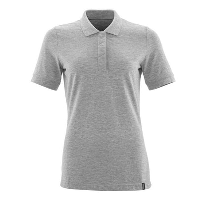 Grey - Front - Mascot Womens-Ladies Crossover Polo Shirt