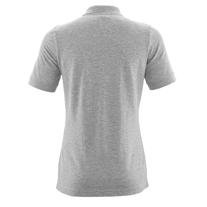 Grey - Back - Mascot Womens-Ladies Crossover Polo Shirt