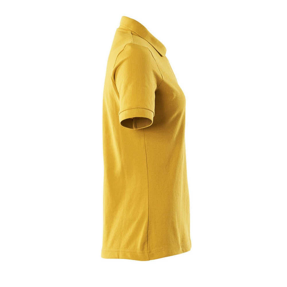 Curry Yellow - Side - Mascot Womens-Ladies Crossover Polo Shirt