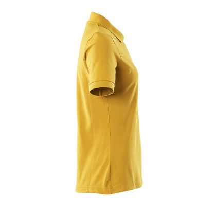 Curry Yellow - Side - Mascot Womens-Ladies Crossover Polo Shirt