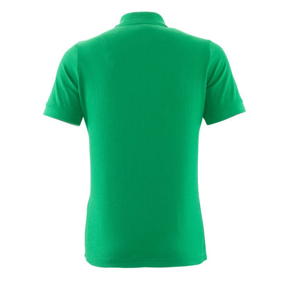 Grass Green - Back - Mascot Womens-Ladies Crossover Polo Shirt