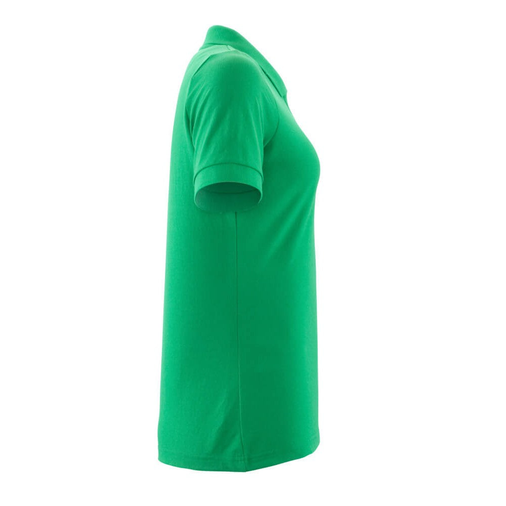 Grass Green - Side - Mascot Womens-Ladies Crossover Polo Shirt