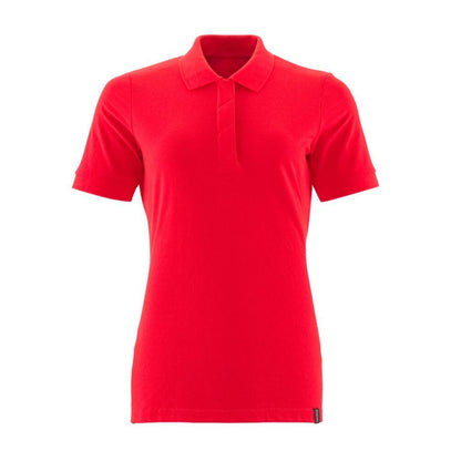 Traffic Red - Front - Mascot Womens-Ladies Crossover Polo Shirt