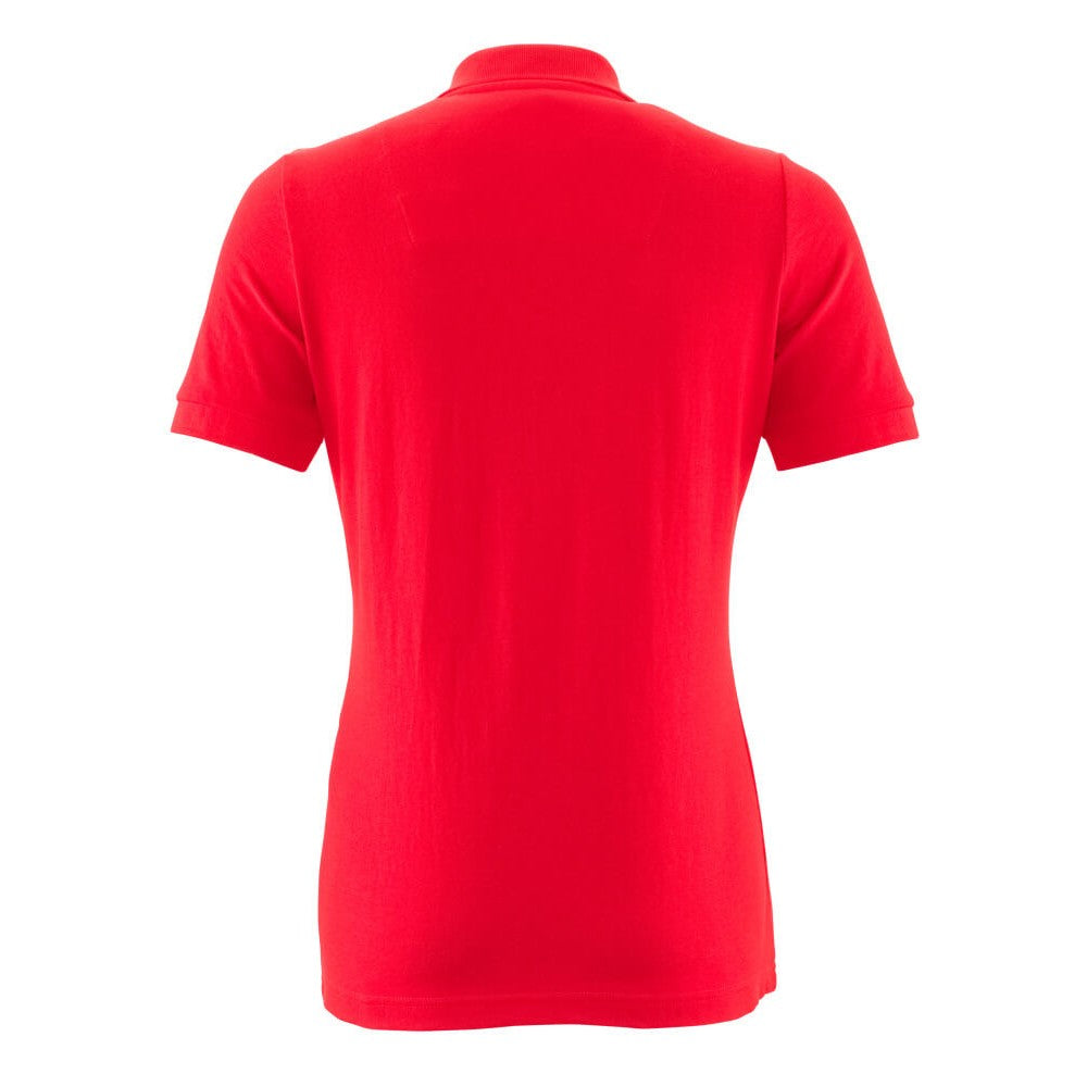Traffic Red - Back - Mascot Womens-Ladies Crossover Polo Shirt