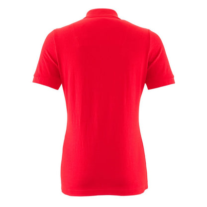 Traffic Red - Back - Mascot Womens-Ladies Crossover Polo Shirt