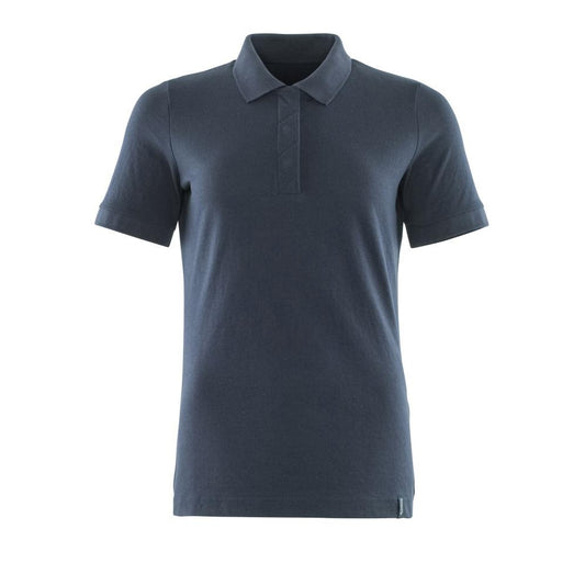 Dark Navy - Front - Mascot Womens-Ladies Crossover Polo Shirt