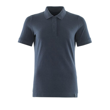 Dark Navy - Front - Mascot Womens-Ladies Crossover Polo Shirt