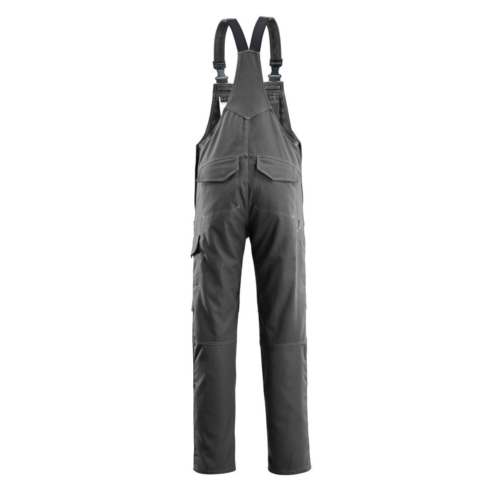 Dark Anthracite - Back - Mascot Mens Multisafe Knee Pad Pockets Bib And Brace Overall