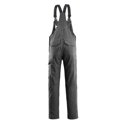Dark Anthracite - Back - Mascot Mens Multisafe Knee Pad Pockets Bib And Brace Overall