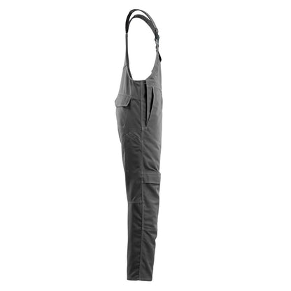 Dark Anthracite - Side - Mascot Mens Multisafe Knee Pad Pockets Bib And Brace Overall