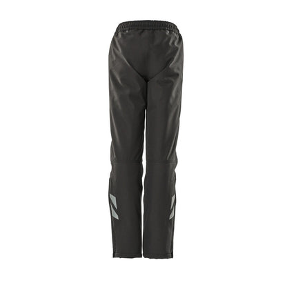 Black - Back - Mascot Childrens-Kids Accelerate Waterproof Over Trousers