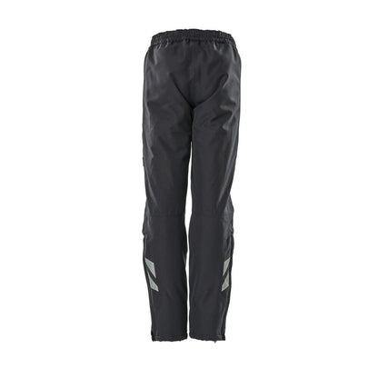 Dark Navy - Back - Mascot Childrens-Kids Accelerate Waterproof Over Trousers