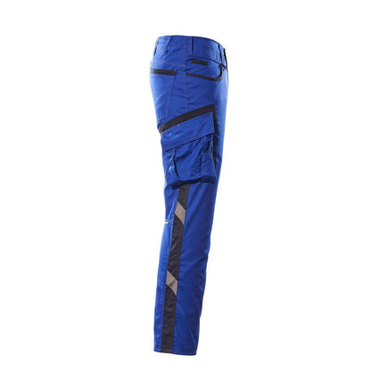 Royal Blue-Dark Navy - Side - Mascot Mens Ingolstadt Unique Two Tone Work Trousers