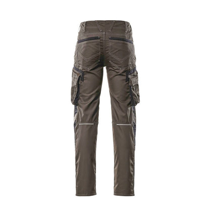 Dark Anthracite-Black - Back - Mascot Mens Ingolstadt Unique Two Tone Work Trousers