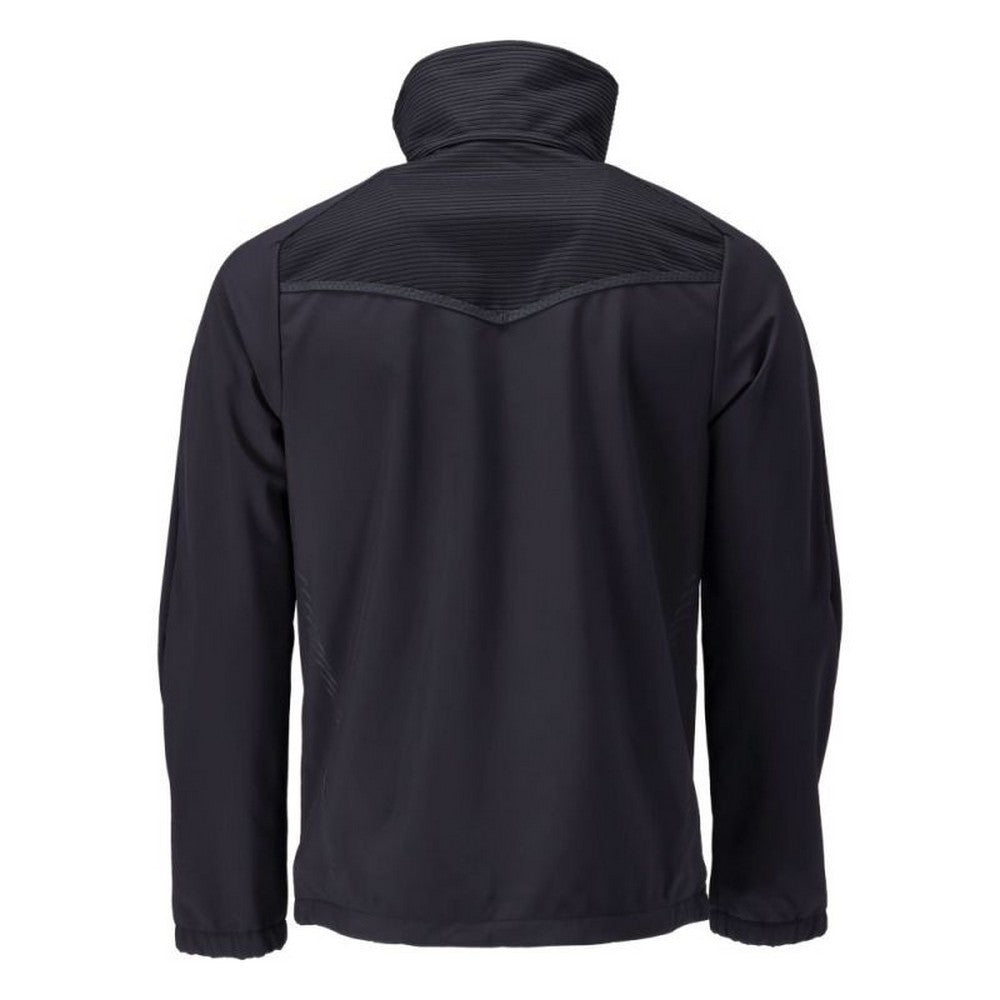 Dark Navy - Back - Mascot Mens Customised Soft Shell Jacket