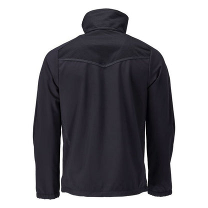 Dark Navy - Back - Mascot Mens Customised Soft Shell Jacket