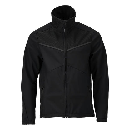 Black - Front - Mascot Mens Customised Soft Shell Jacket