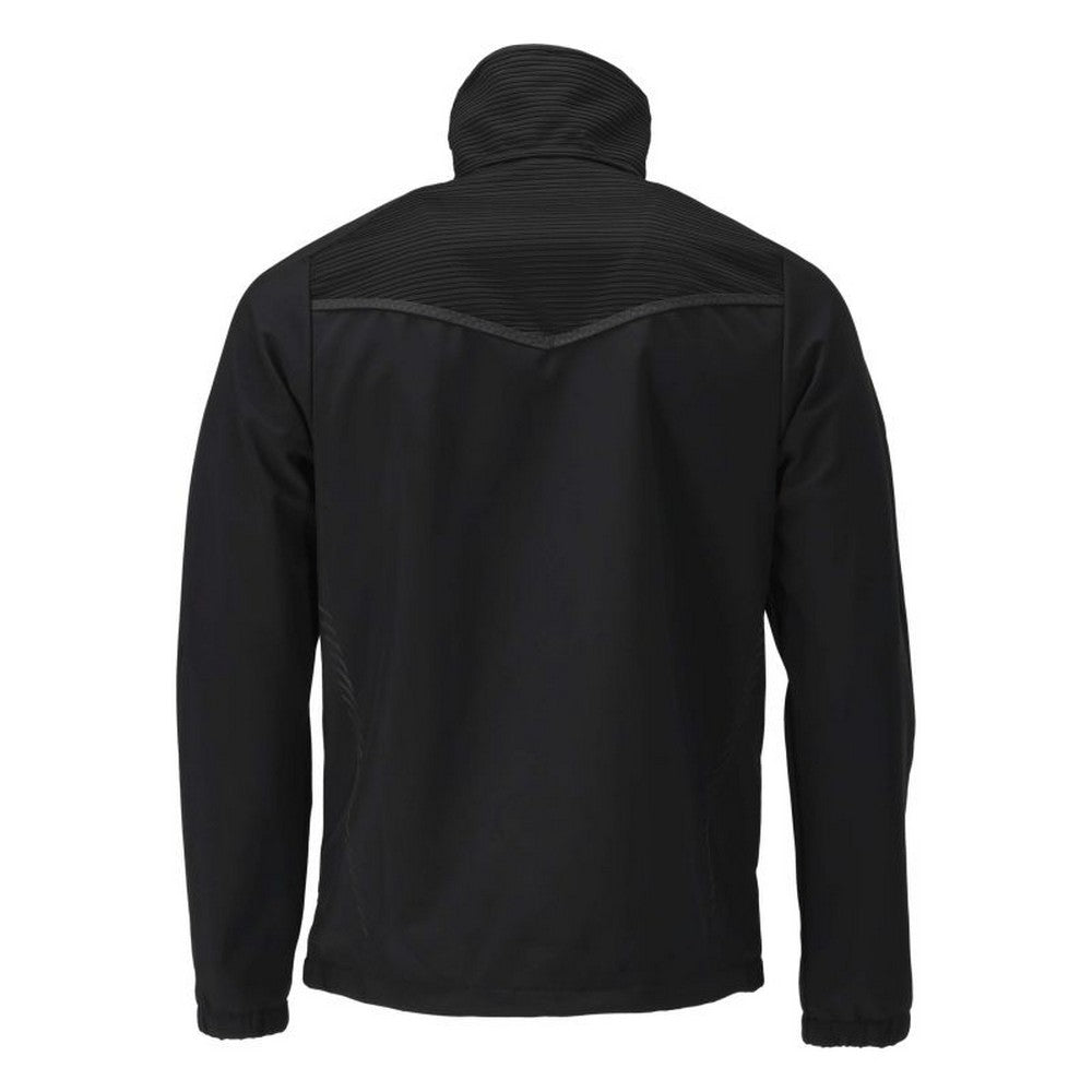 Black - Back - Mascot Mens Customised Soft Shell Jacket