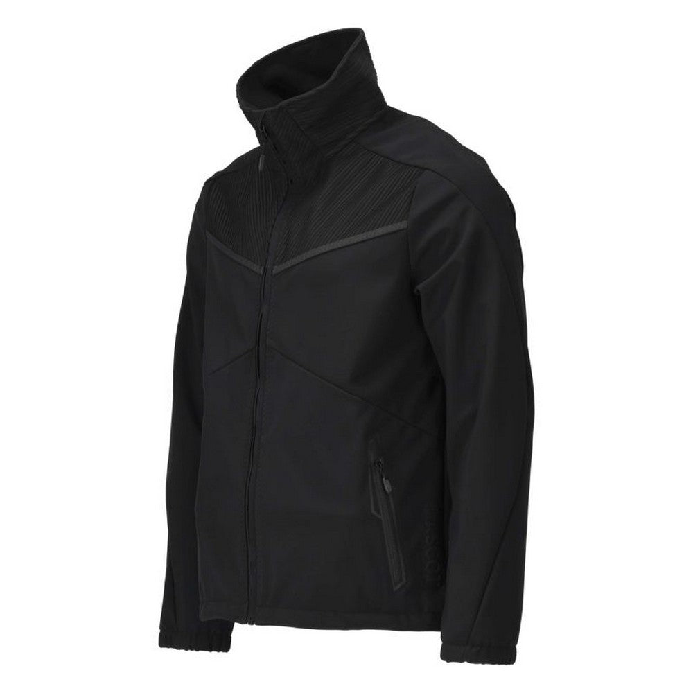 Black - Side - Mascot Mens Customised Soft Shell Jacket