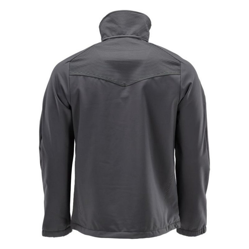 Stone Grey - Back - Mascot Mens Customised Soft Shell Jacket