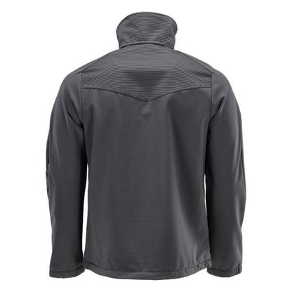 Stone Grey - Back - Mascot Mens Customised Soft Shell Jacket