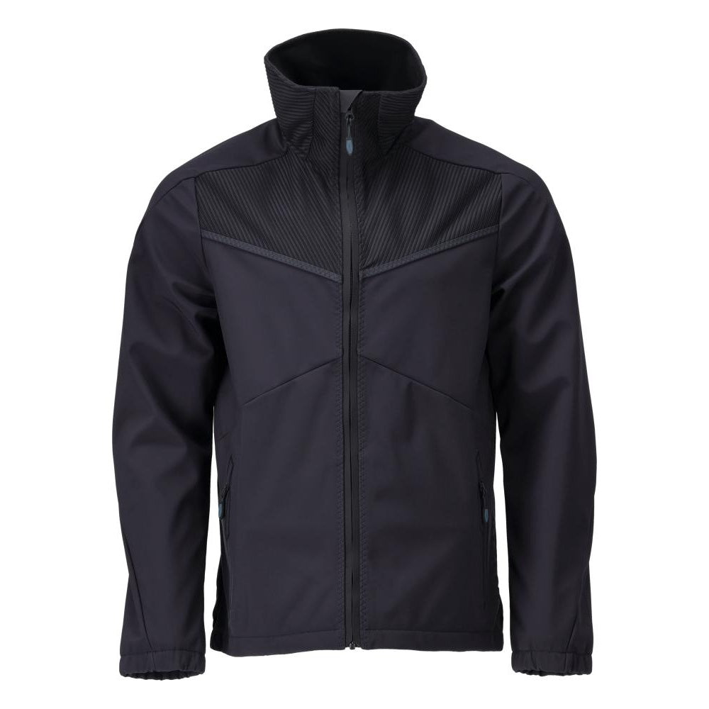 Dark Navy - Front - Mascot Mens Customised Soft Shell Jacket
