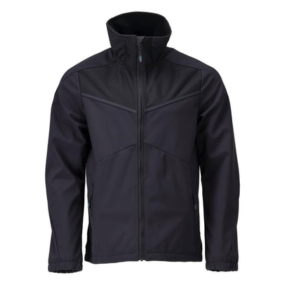Dark Navy - Front - Mascot Mens Customised Soft Shell Jacket