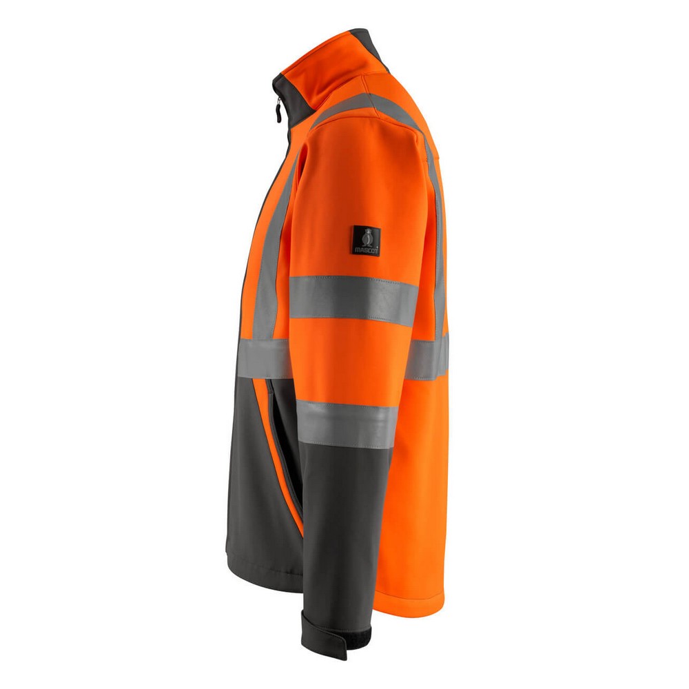 Hi Vis Orange-Dark Anthracite - Lifestyle - Mascot Unisex Adult Safe Light Soft Shell Jacket